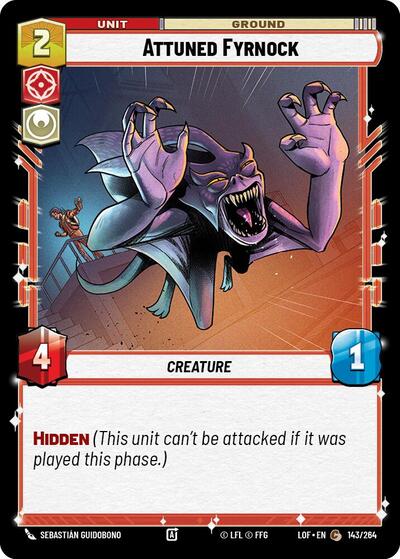 Attuned Fyrnock (LOF 143/264) [Legends of the Force]