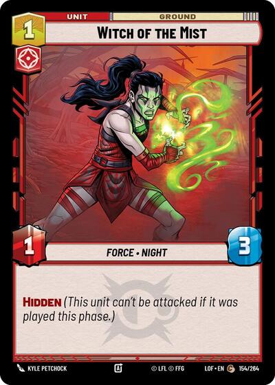 Witch of the Mist (LOF 154/264) [Legends of the Force]