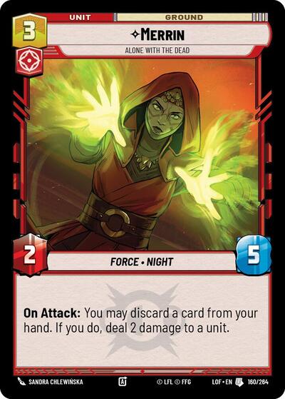 Merrin Alone with the Dead (LOF 160/264) [Legends of the Force]