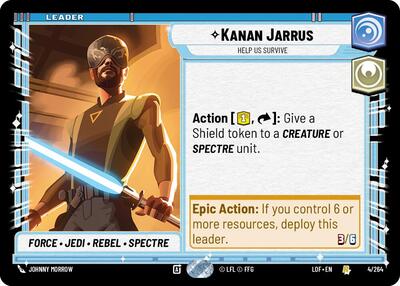 Kanan Jarrus Help Us Survive (LOF 004/264) [Legends of the Force]