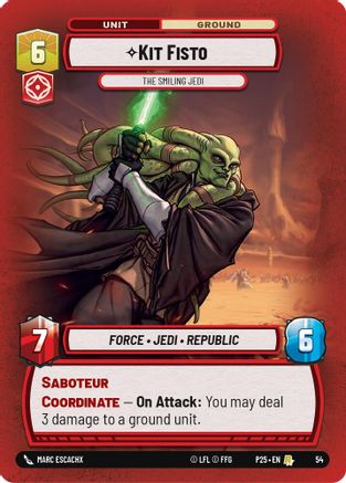 Kit Fisto (54) - The Smiling Jedi (54) [Store Showdown Promos]