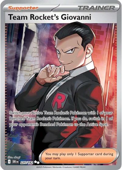 Team Rockets Giovanni 225 182 (DRI 225/182) [SV10: Destined Rivals]