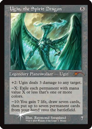 Ugin, the Spirit Dragon (Retro Frame) [Secret Lair Drop Series]