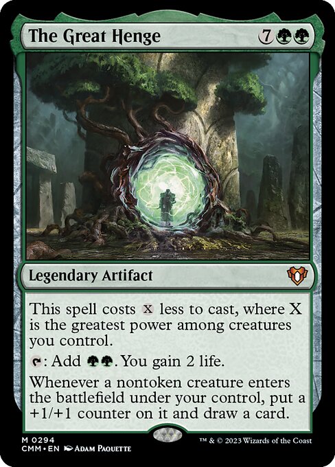 The Great Henge (CMM 294) [Commander Masters]