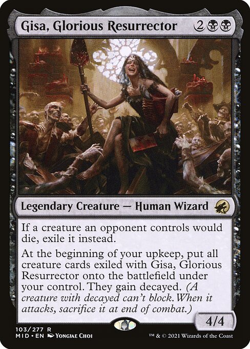 Gisa, Glorious Resurrector (MID 103) [Innistrad: Midnight Hunt]