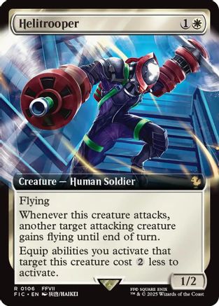 Helitrooper (Extended Art) [FINAL FANTASY Commander]