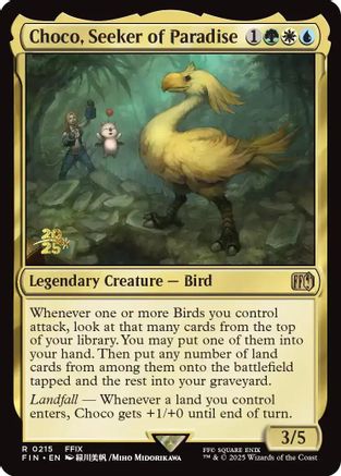 Choco, Seeker of Paradise [FINAL FANTASY Prerelease Promo]