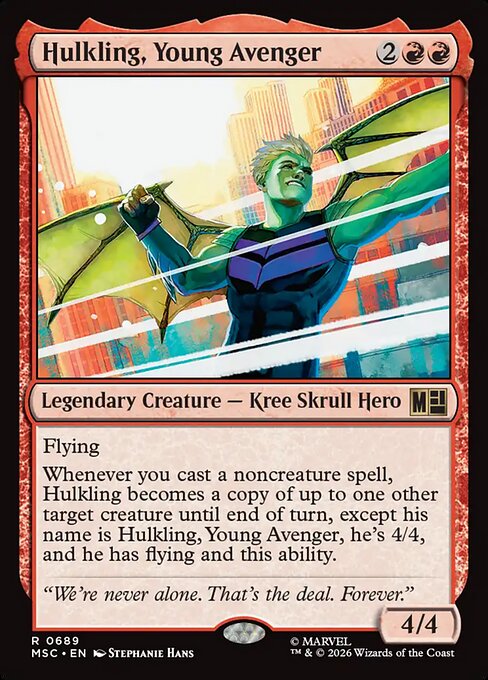 Hulkling, Young Avenger (MSC 689) [Marvel Super Heroes Commander]