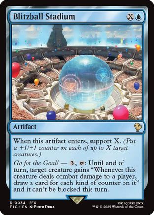Blitzball Stadium (Surge Foil) [FINAL FANTASY Commander]