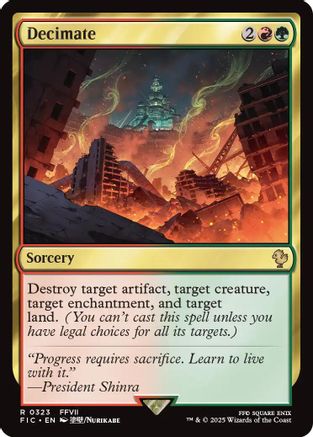 Decimate (Surge Foil) [FINAL FANTASY Commander]