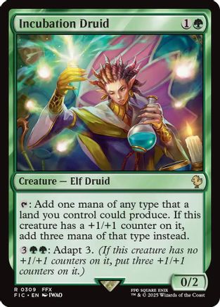Incubation Druid (Surge Foil) [FINAL FANTASY Commander]