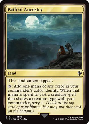 Path of Ancestry (Surge Foil) [FINAL FANTASY Commander]