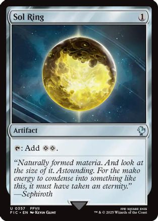 Sol Ring (0357) (Surge Foil) [FINAL FANTASY Commander]