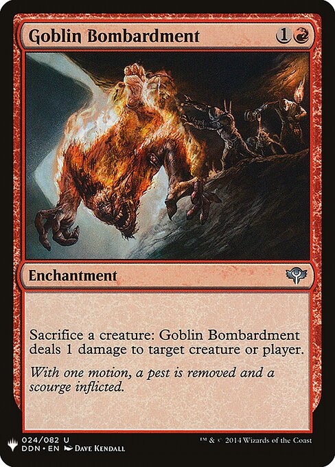 Goblin Bombardment (PLST DDN-24) [The List]