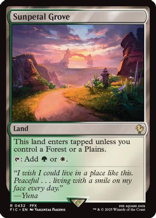 Sunpetal Grove (Surge Foil) [FINAL FANTASY Commander]