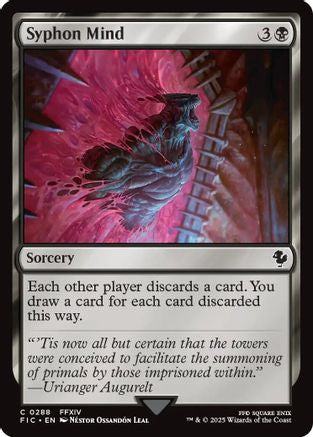 Syphon Mind (Surge Foil) [FINAL FANTASY Commander]