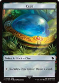 Clue // Treasure Double-Sided Token (Surge Foil) [FINAL FANTASY Commander Tokens]
