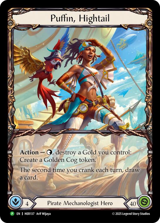 Puffin, Hightail [HER137] (Promo)  Rainbow Foil