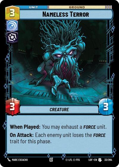 Nameless Terror (LOF 033/264) [Legends of the Force]