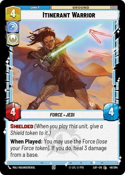 Itinerant Warrior (LOF 048/264) [Legends of the Force]