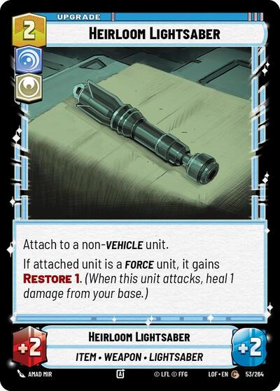Heirloom Lightsaber (LOF 053/264) [Legends of the Force]