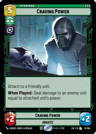Craving Power (91/264) (91/264) [Legends of the Force]