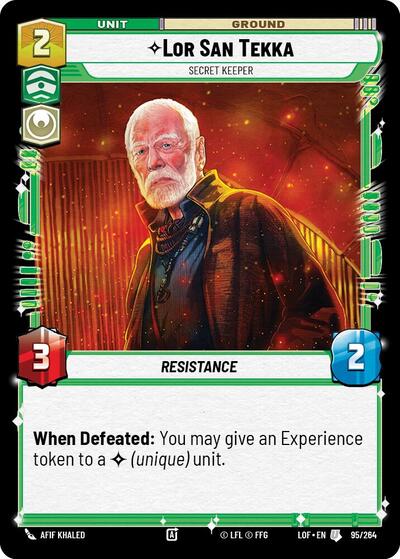 Lor San Tekka Secret Keeper (LOF 095/264) [Legends of the Force]