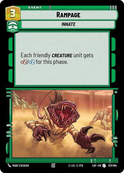 Rampage (LOF 127/264) [Legends of the Force]