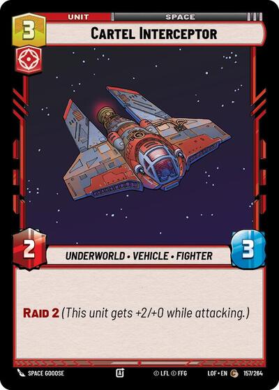 Cartel Interceptor (LOF 157/264) [Legends of the Force]