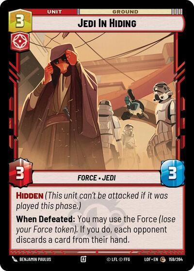 Jedi In Hiding (LOF 159/264) [Legends of the Force]