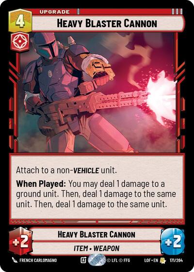 Heavy Blaster Cannon (LOF 171/264) [Legends of the Force]