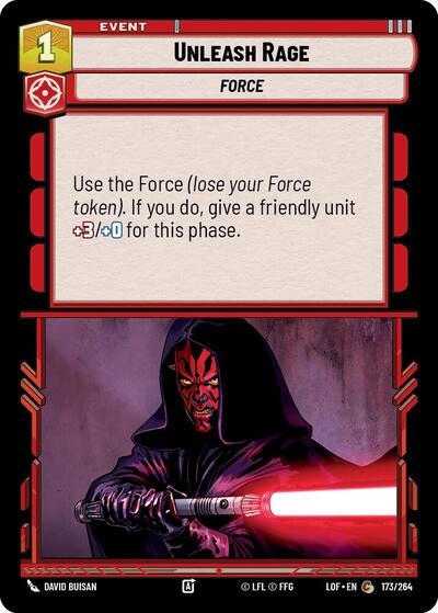 Unleash Rage (LOF 173/264) [Legends of the Force]