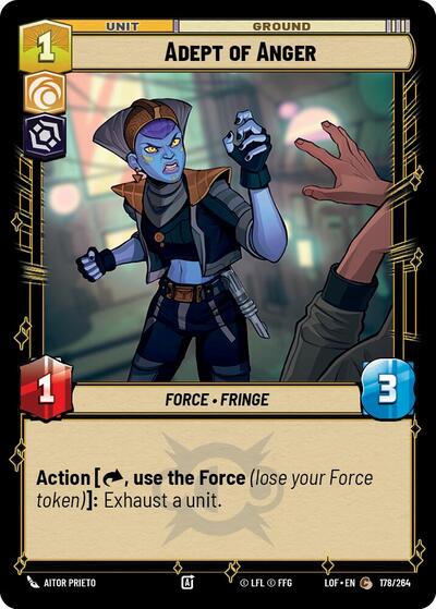 Adept of Anger (LOF 178/264) [Legends of the Force]