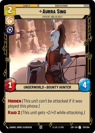 Aurra Sing Patient and Deadly (LOF 179/264) [Legends of the Force]