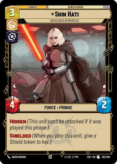 Shin Hati Overeager Apprentice (LOF 183/264) [Legends of the Force]