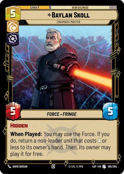 Baylan Skoll Enigmatic Master (LOF 185/264) [Legends of the Force]