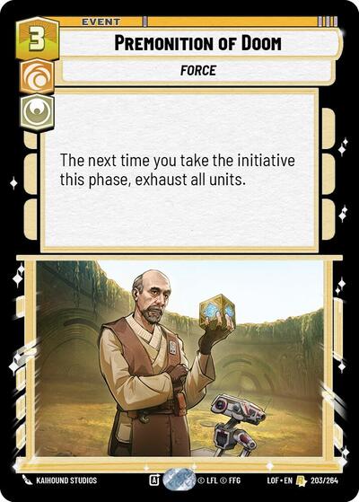 Premonition of Doom (LOF 203/264) [Legends of the Force]