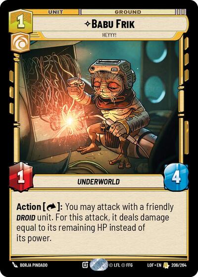 Babu Frik Heyyy (LOF 206/264) [Legends of the Force]