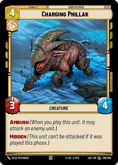 Charging Phillak (LOF 210/264) [Legends of the Force]