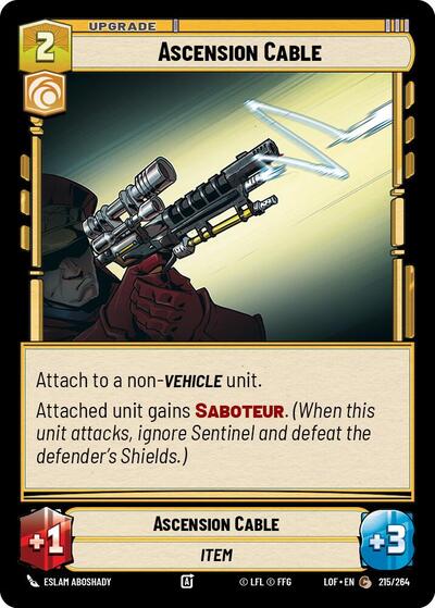 Ascension Cable (LOF 215/264) [Legends of the Force]
