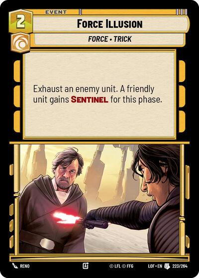 Force Illusion (LOF 223/264) [Legends of the Force]