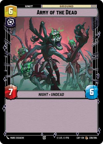 Army of the Dead (LOF 236/264) [Legends of the Force]