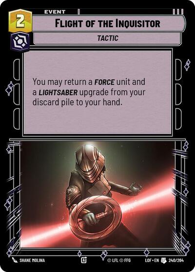 Flight of the Inquisitor (LOF 240/264) [Legends of the Force]