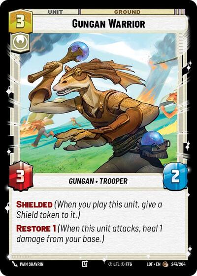 Gungan Warrior (LOF 247/264) [Legends of the Force]