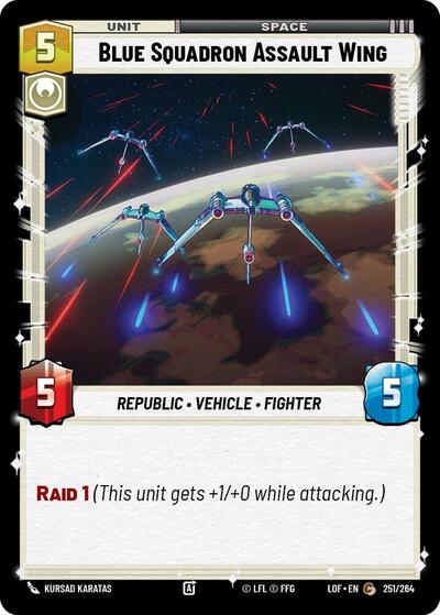 Blue Squadron Assault Wing (LOF 251/264) [Legends of the Force]