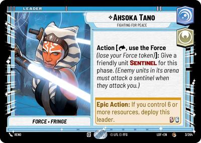 Ahsoka Tano Fighting For Peace (LOF 003/264) [Legends of the Force]