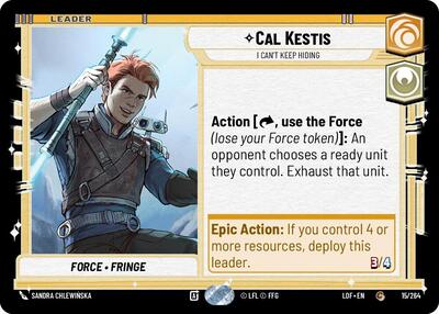 Cal Kestis I Cant Keep Hiding (LOF 015/264) [Legends of the Force]