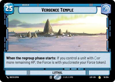 Vergence Temple (LOF 019/264) [Legends of the Force]