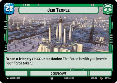 Jedi Temple Shield (LOF 023/264 // T02/T03) [Legends of the Force]