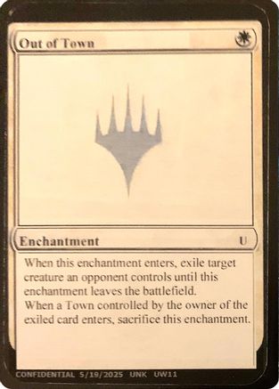 Out of Town [Unknown Event]